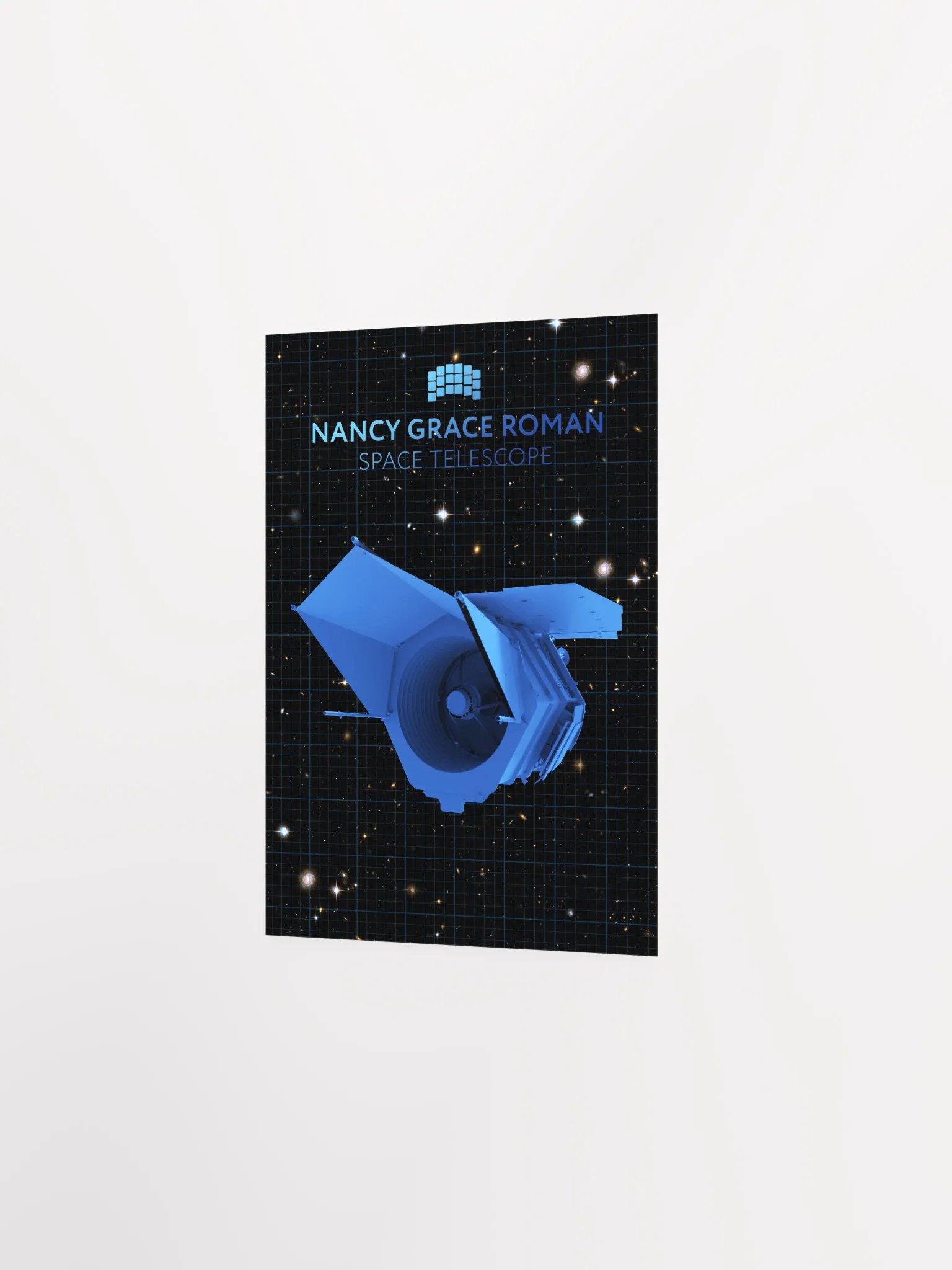 Nancy Grace Roman Telescope Blueprint Poster — NASA NGRST Space Print product image (7)