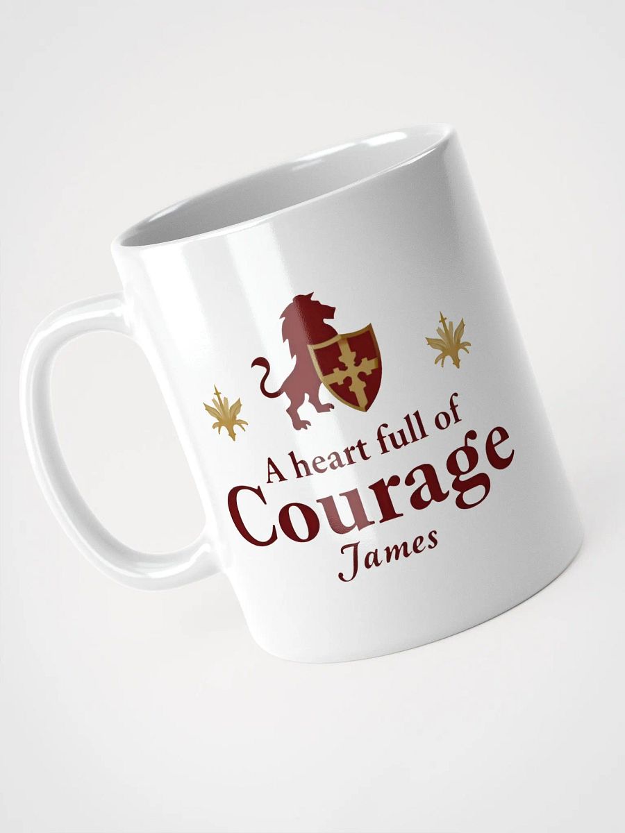 James: A Heart Full of Courage – The Perfect Mug for Bold Dreamers product image (3)