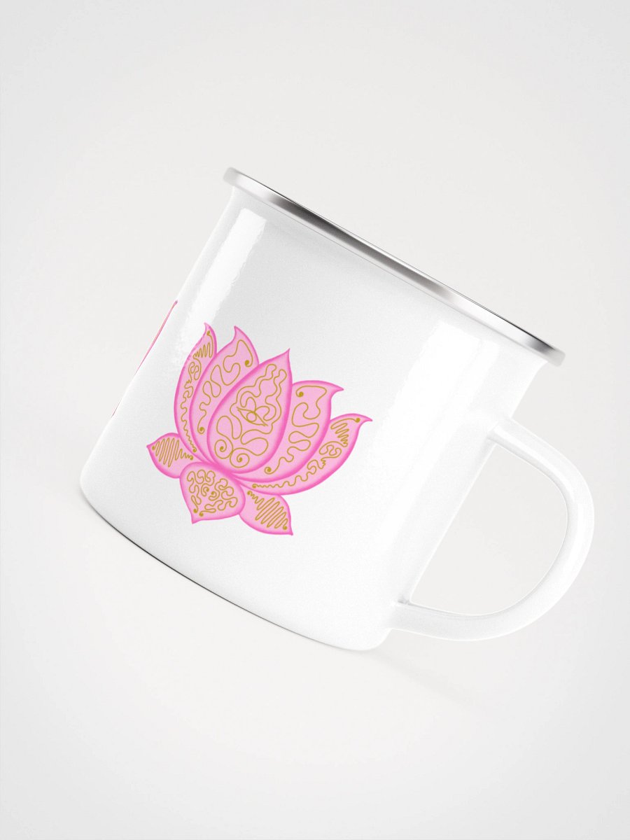 Lotus Harmony Enamel Mug product image (5)