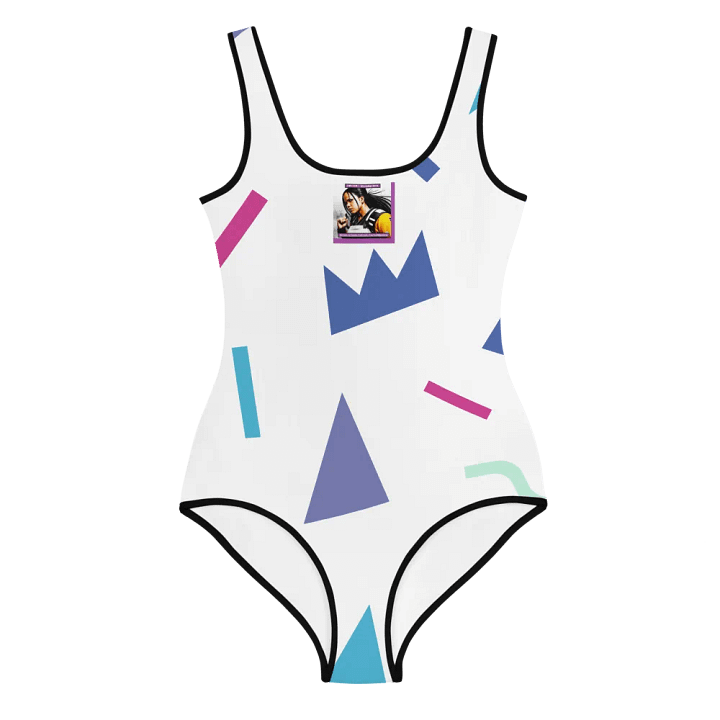 Geometric Splash Youth Swimsuit product image (1)