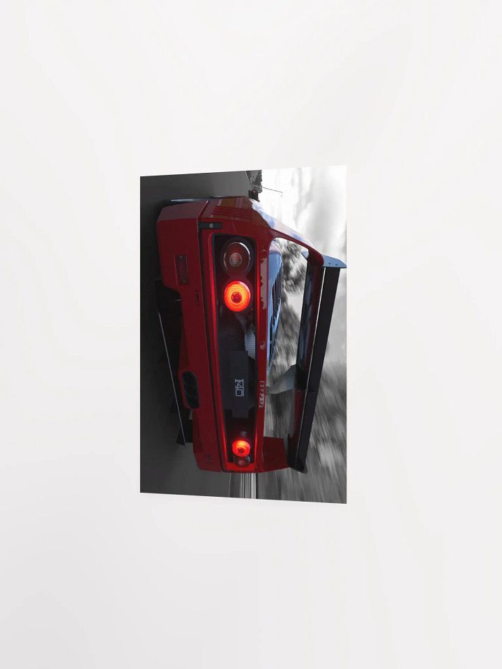 Ferrari F40 Under Braking at Monza (Landscape Poster) product image (2)
