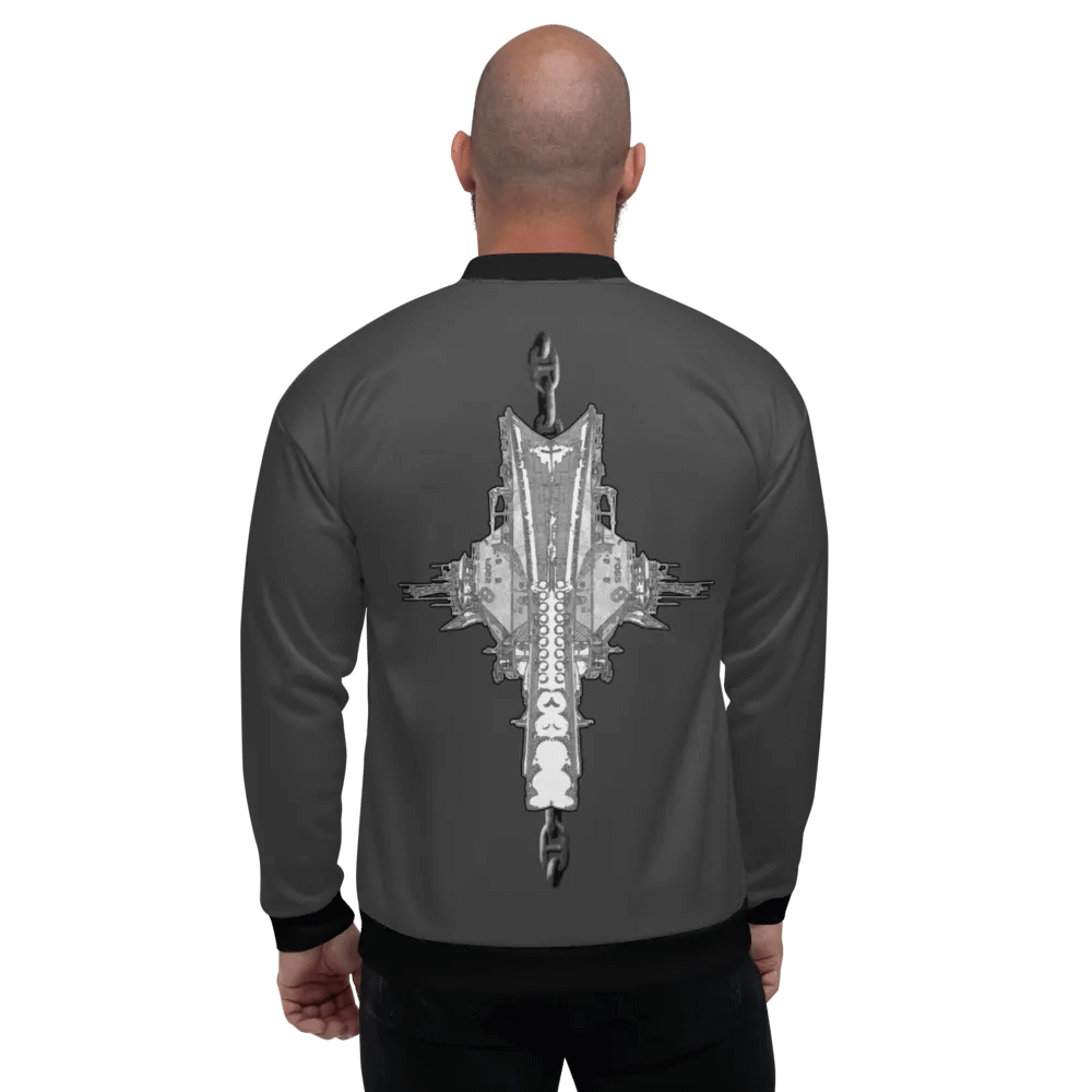 Black Foss double tug Bomber Jacket product image (7)