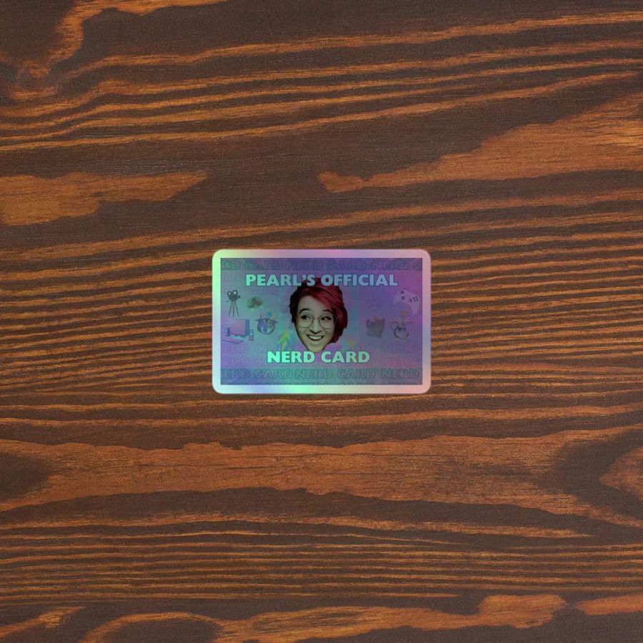 Pearl's Official Nerd Card (Sticker) product image (3)
