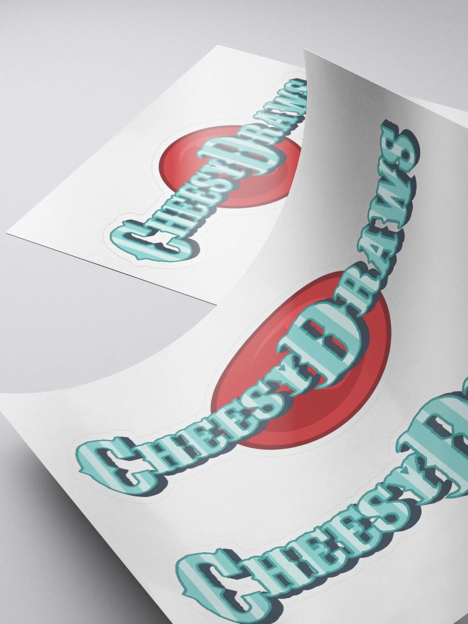 CheesyDraws Wordmark Stickers product image (4)