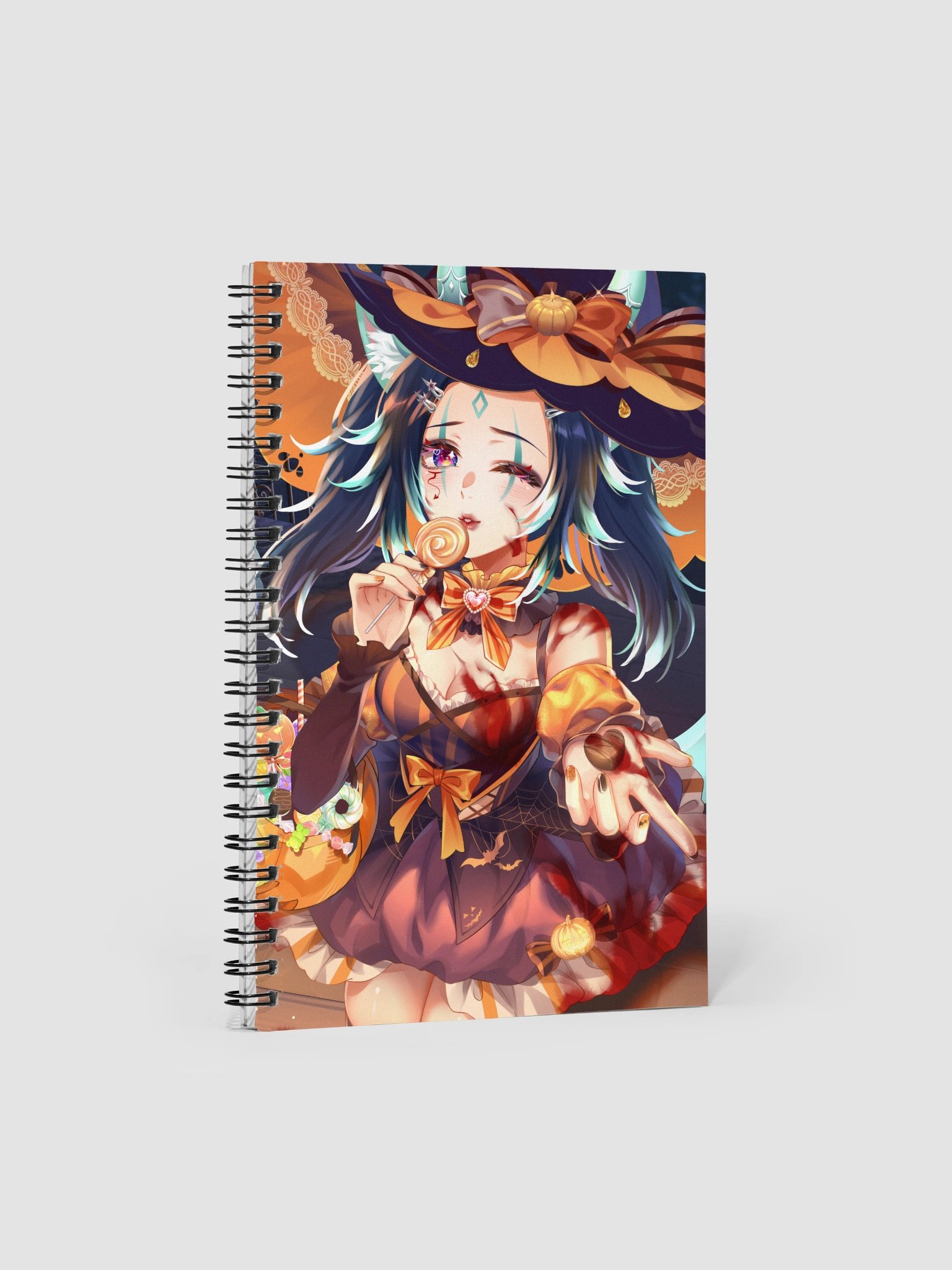 Kikspea Halloween Spiral Notebook product image (1)