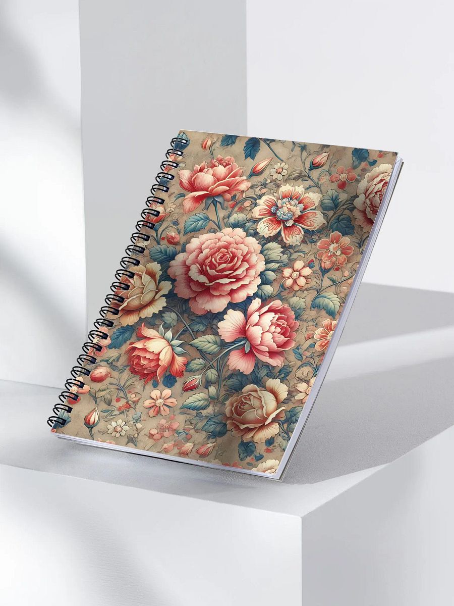 Royal Floral Spiral Notebook product image (3)