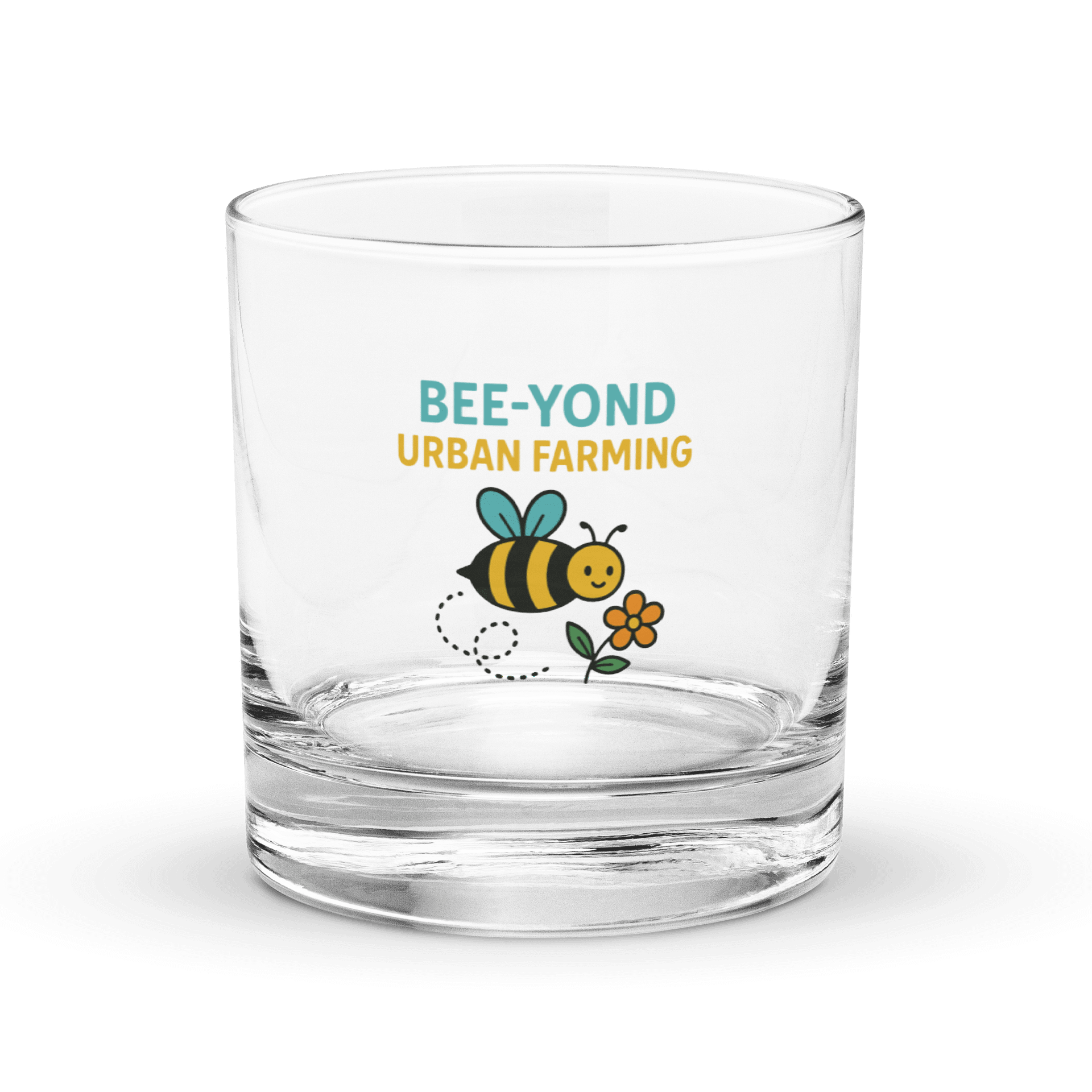 BEE-YOND URBAN FARMING Glass Tumbler product image (1)