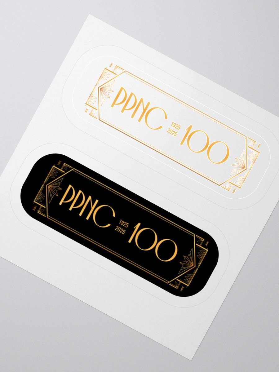 PPNC 100 Year Anniversary Cut Stickers product image (2)