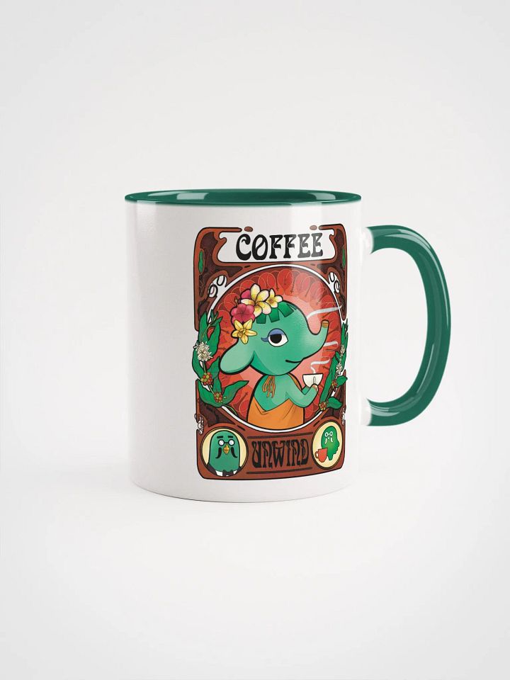 Art Nouveau Coffee-Core Opal Mug product image (5)