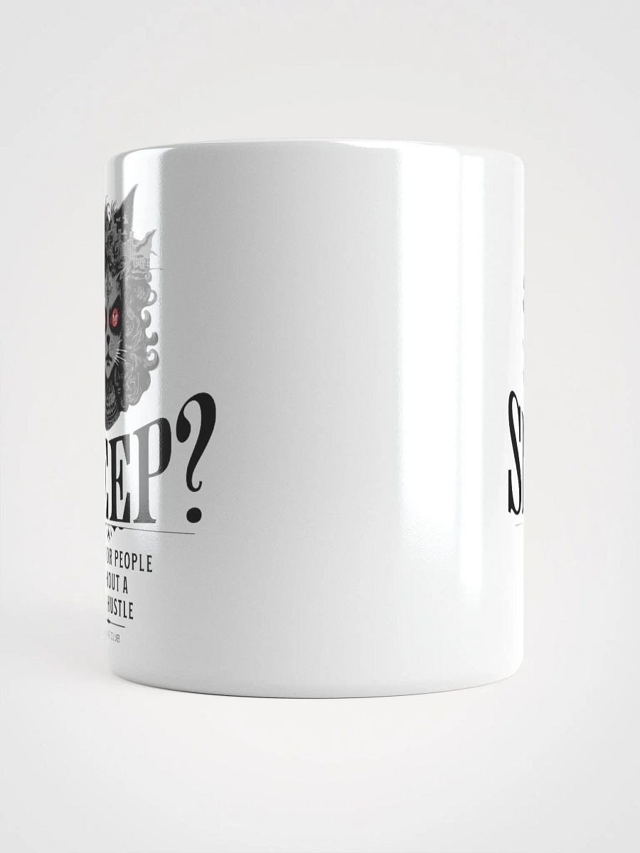 Sleepless Hustle: Intense Cat Eyes Mug product image (5)