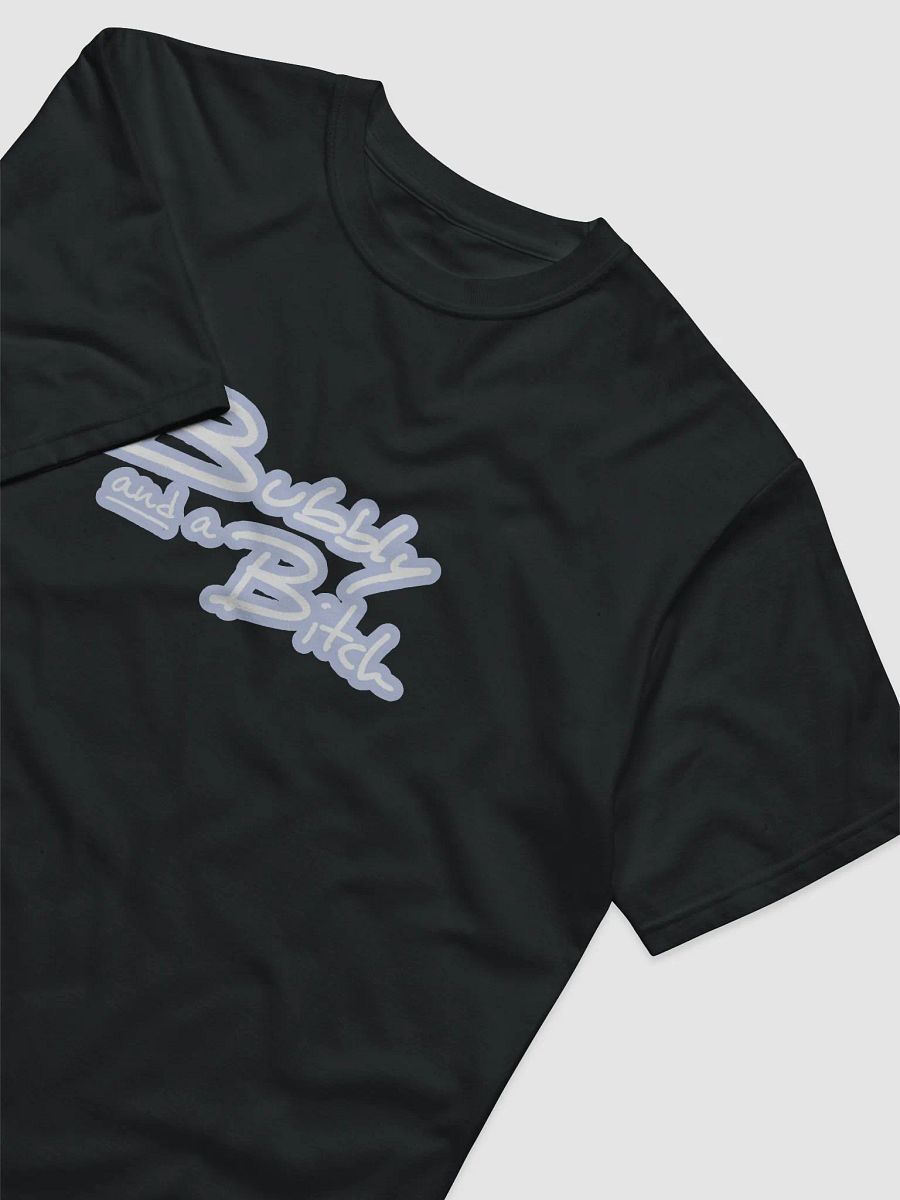 Bubbly and a B*tch (lined design, #BDCAEF) unisex eco tee product image (3)