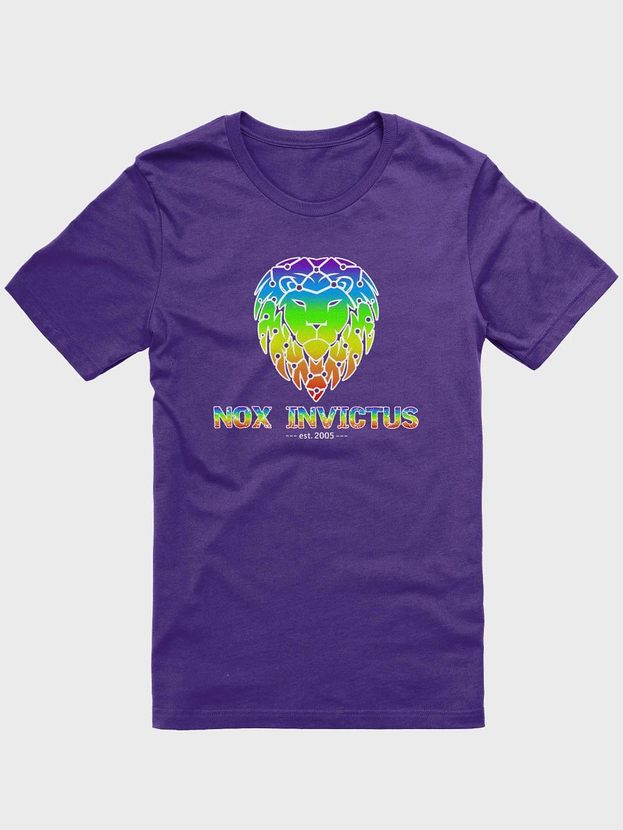 Nox Invictus Alliance Lion - Rainbow - Soft Soft Unisex T product image (2)