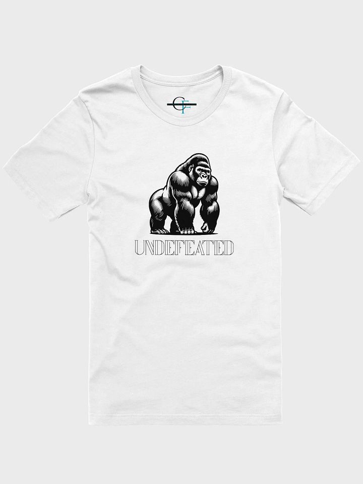 Undefeated Gorilla Tee | Bella + Canvas Unisex Shirt – Bold Power & Alpha Energy product image (5)