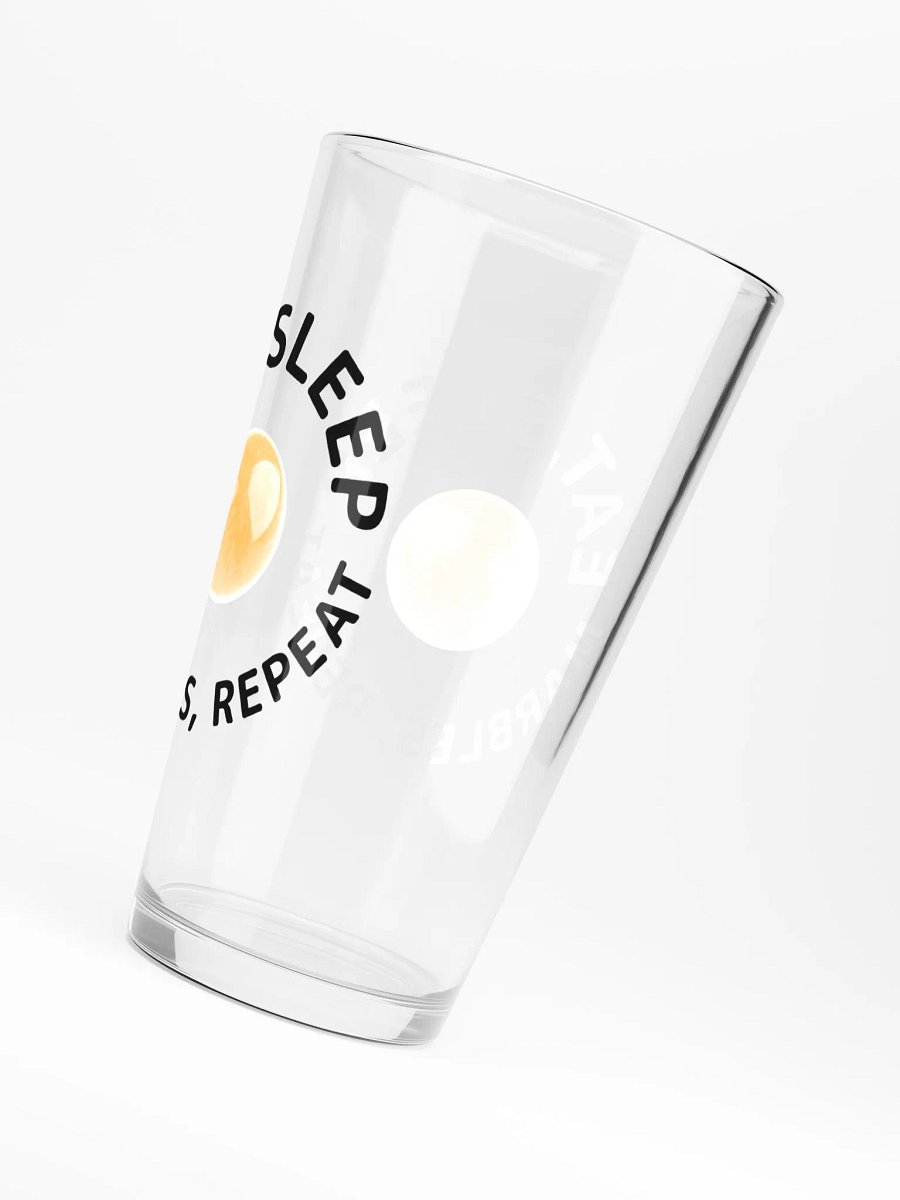 Eat, Sleep, Marbles, Repeat Pint Glass product image (6)