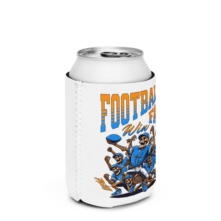 Football Fan Skeleton Touchdown Can Cooler product image (2)