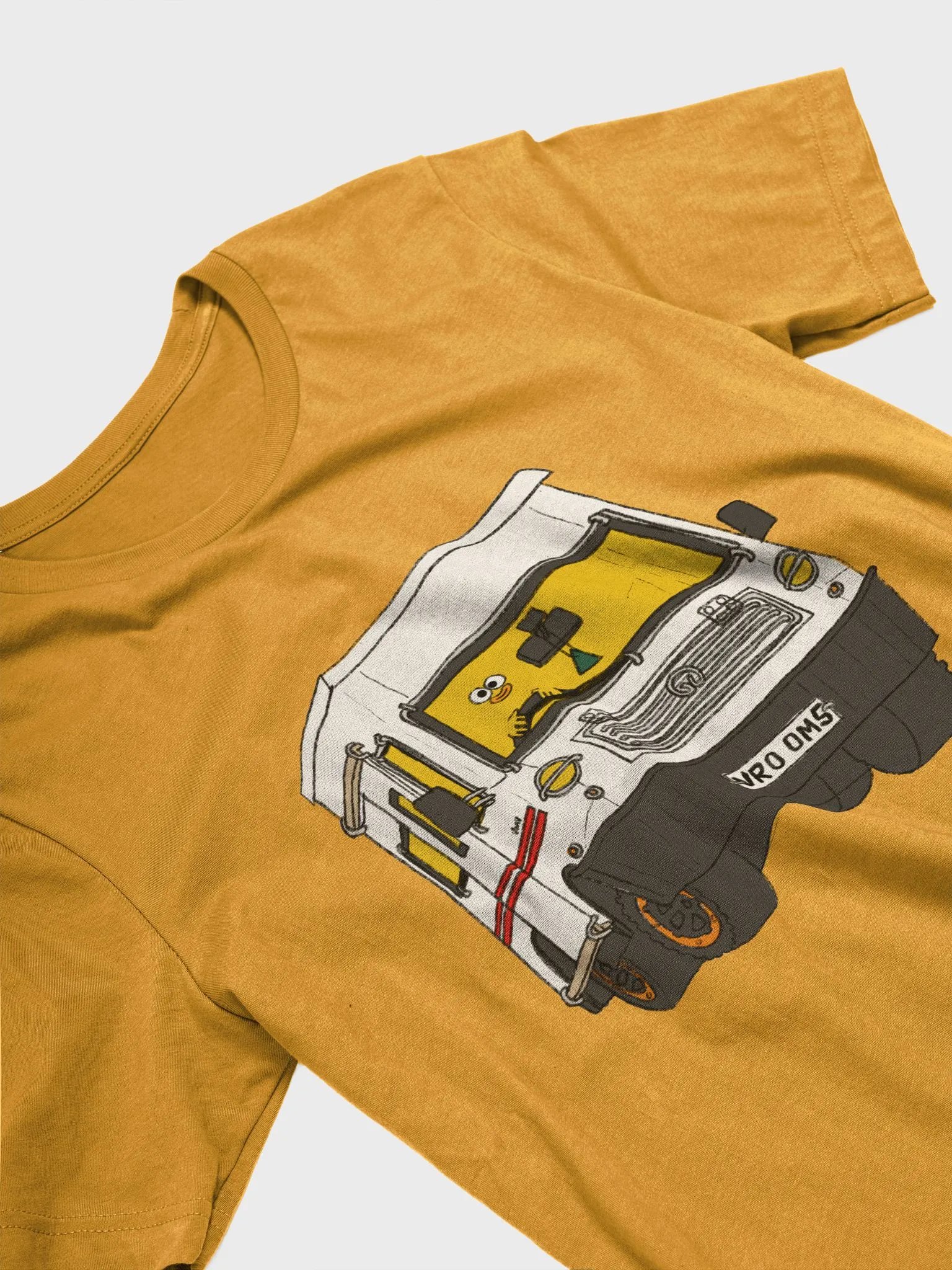 A Wheelie Yellow Van T! product image (3)