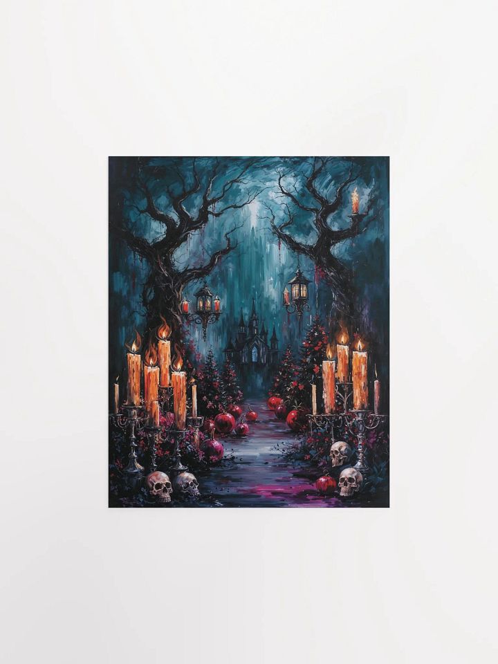 Christmas Gothic Path Poster product image (4)