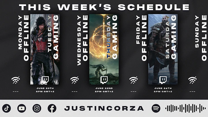 Stream Schedule Template product image (1)