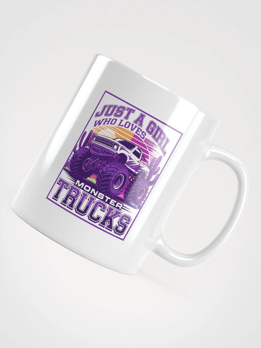 "JUST A GIRL WHO LOVES MONSTER TRUCKS" Mug product image (4)