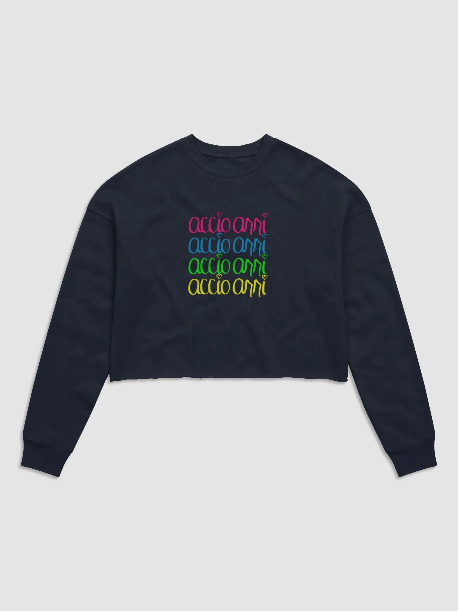 Signature Long-sleeve Crop Sweatshirt (Multicolor) product image (1)