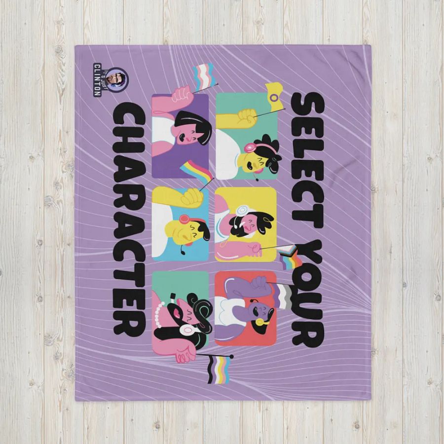 Select Your Character Blanket 2 product image (4)