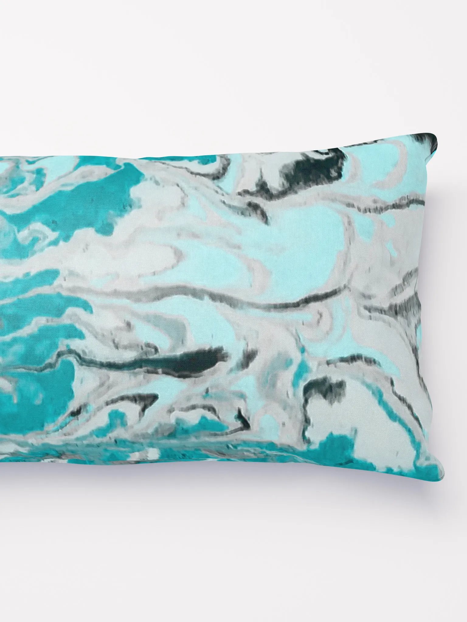 Fluid Turquoise Art Pillow product image (5)