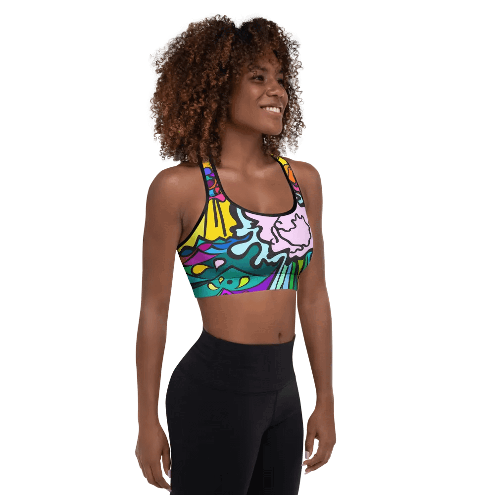 Vivid Flow All-Over Sports Bra - Wave at Sunset product image (9)