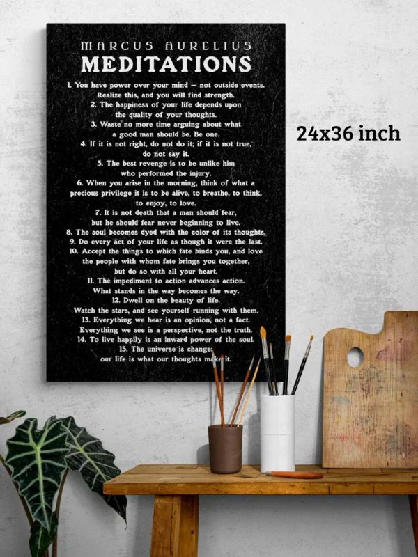 Marcus Aurelius Meditations Matte Paper Poster product image (3)