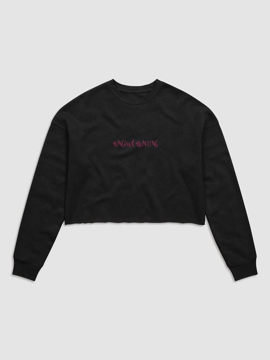 HUNGOVER HAUNTING Fleece Crop Sweatshirt product image (2)
