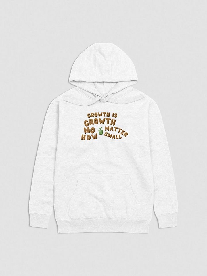 GROWTH IS GROWTH | HOODIE | EMBROIDERED product image (2)