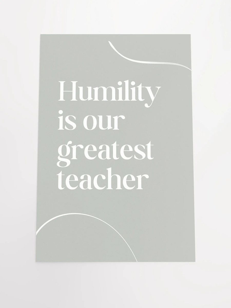 Humility Teacher Poster product image (1)