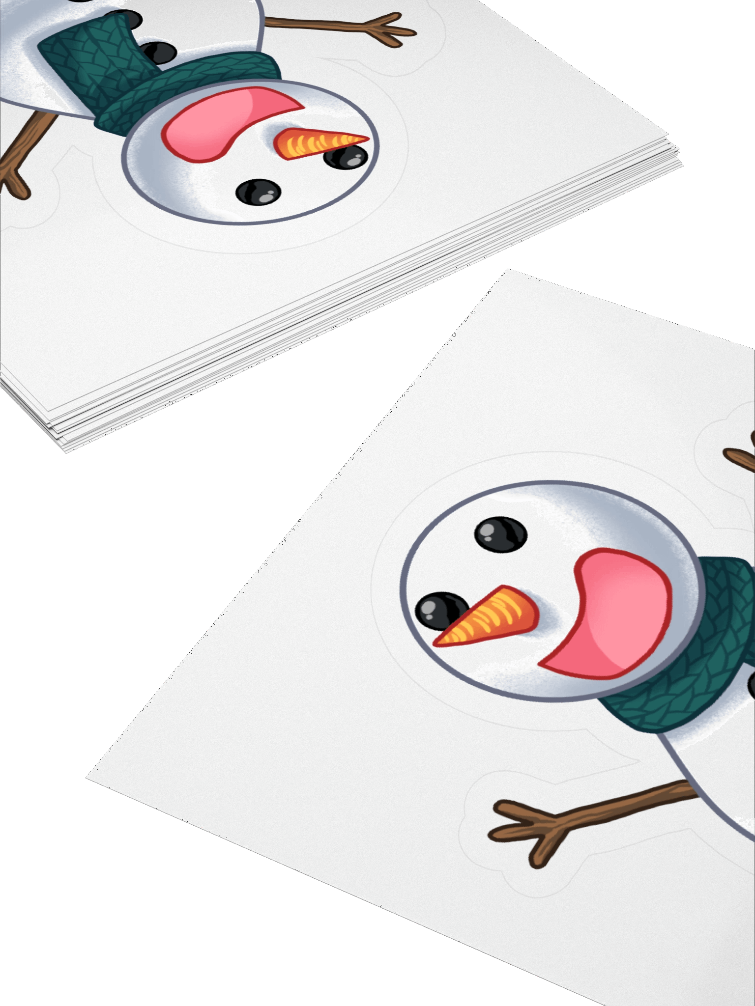 Happy Snowman Sticker product image (11)