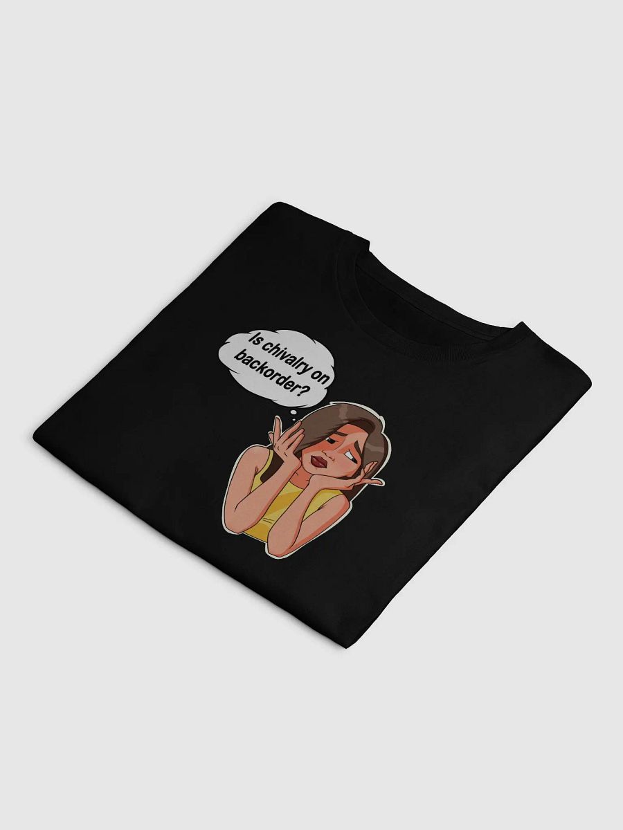 Is Chivalry On Backorder? - premium CROP t-shirt product image (8)