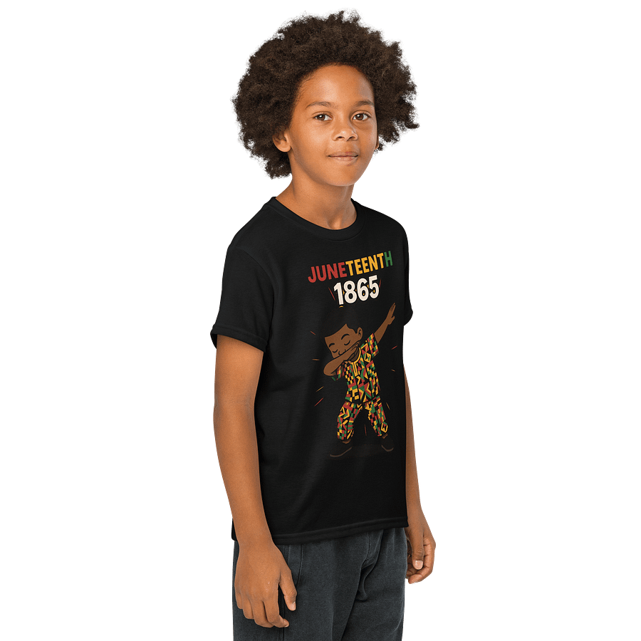 Juneteenth Dab Celebration Youth Tee product image (9)