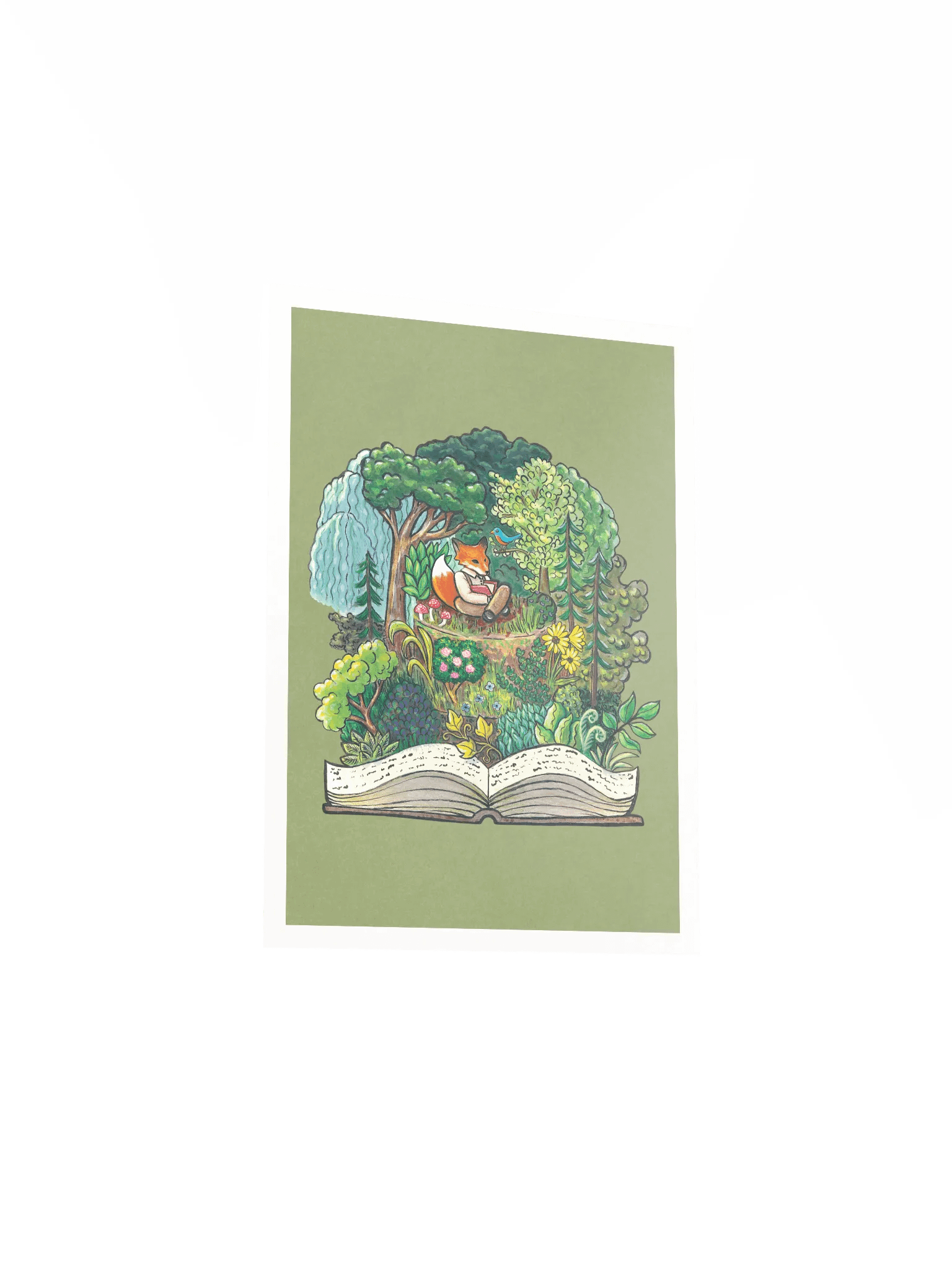 Fantasy Forest Fox Cake - Print product image (3)