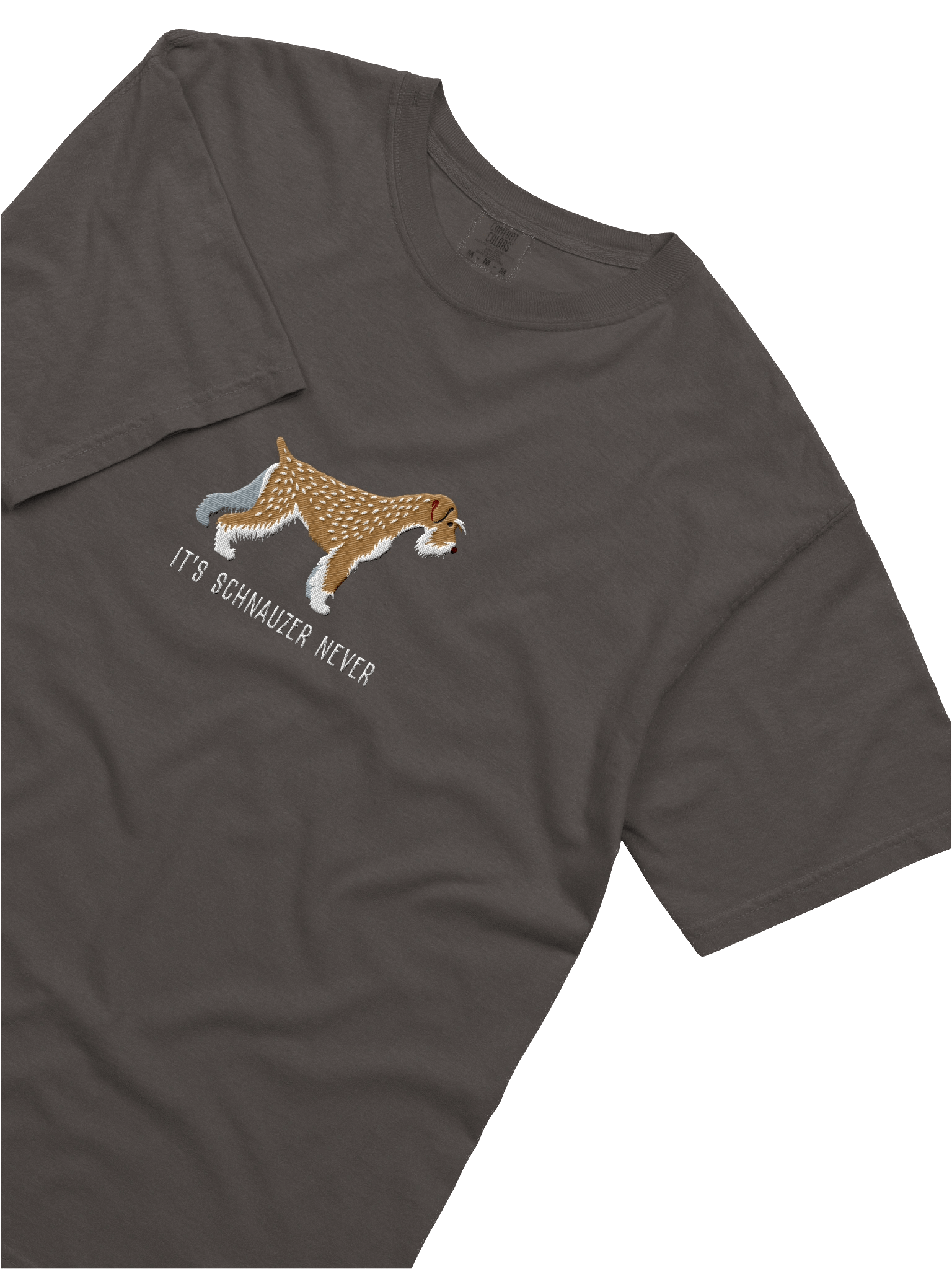It's Schnauzer Never T-Shirt(Embroidered) of a Standard Schnauzer(Wheaten/Brown) product image (28)