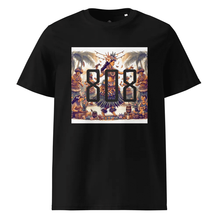Hawai'ian Hula 808 Organic T-shirt product image (1)