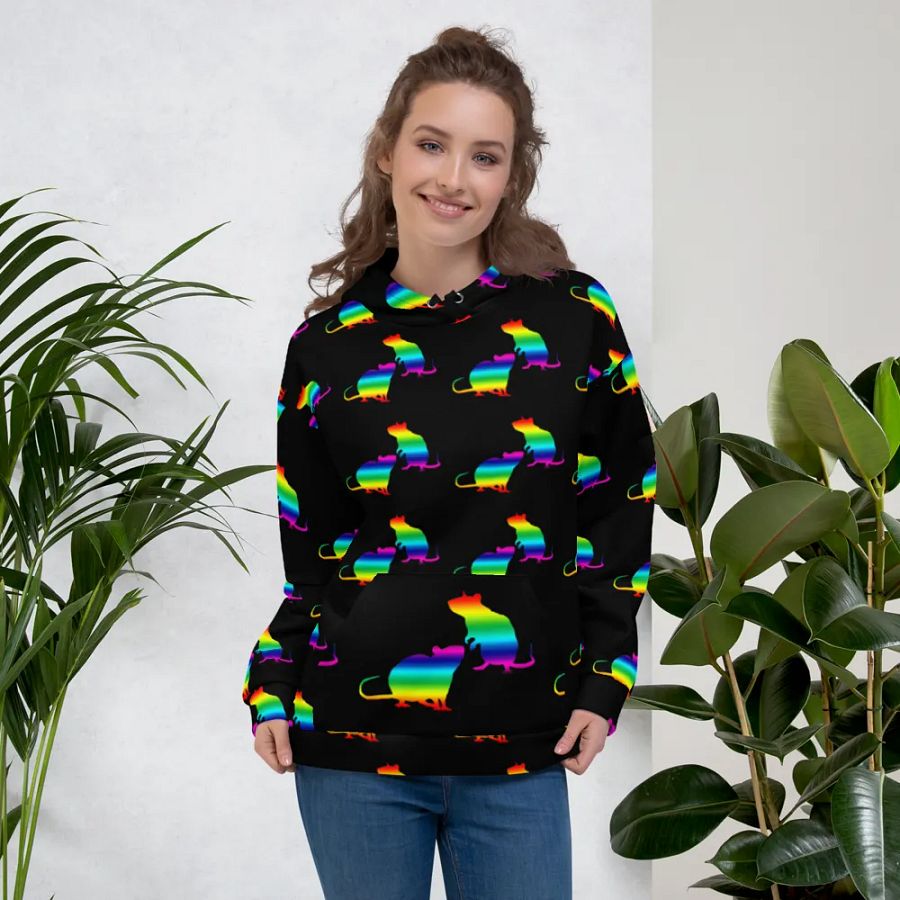 rainbow rats hoody product image (4)