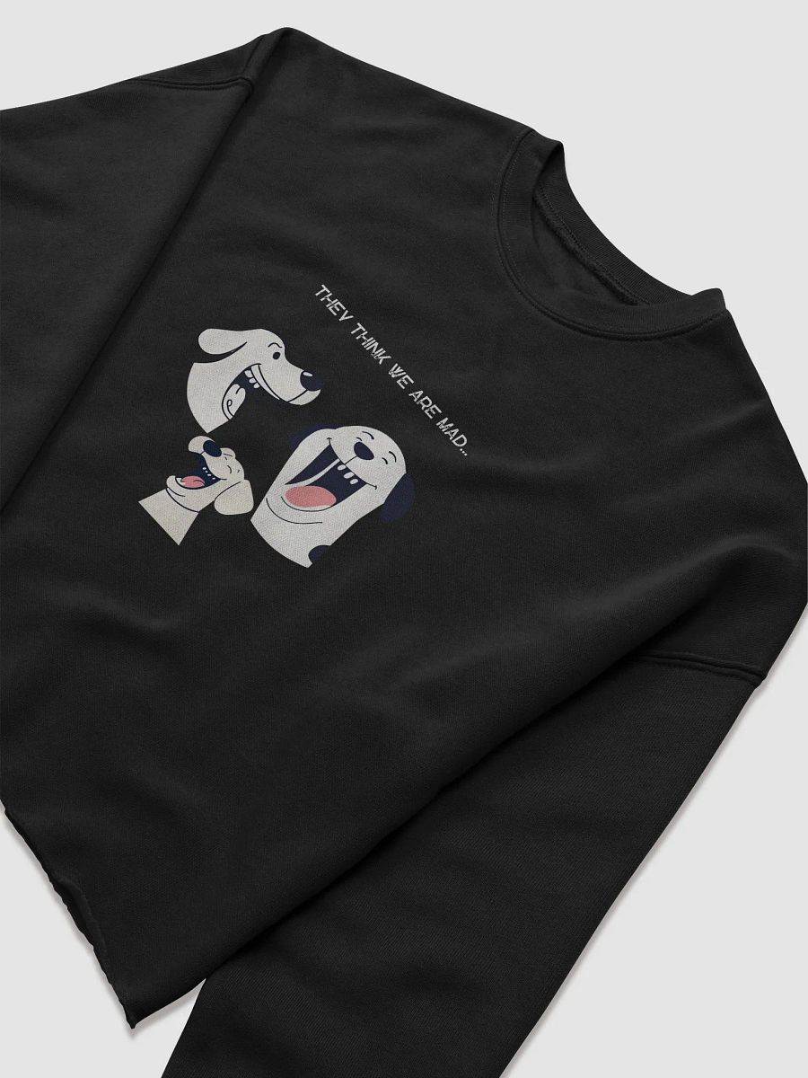 Joyful Pup Trio Women's Fleece Crop Sweatshirt product image (5)