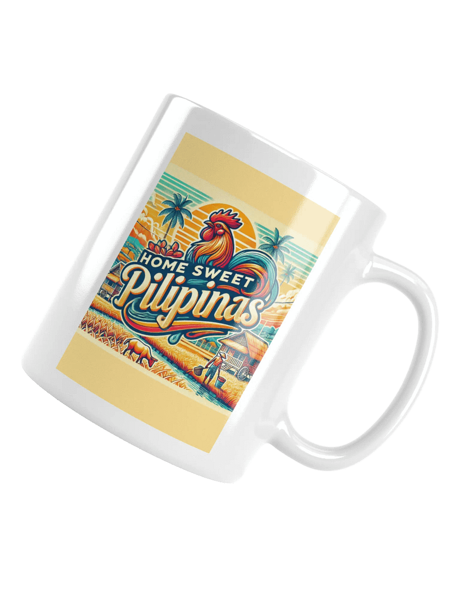 Home Sweet Pilipinas - Rooster White Glossy Mug product image (3)