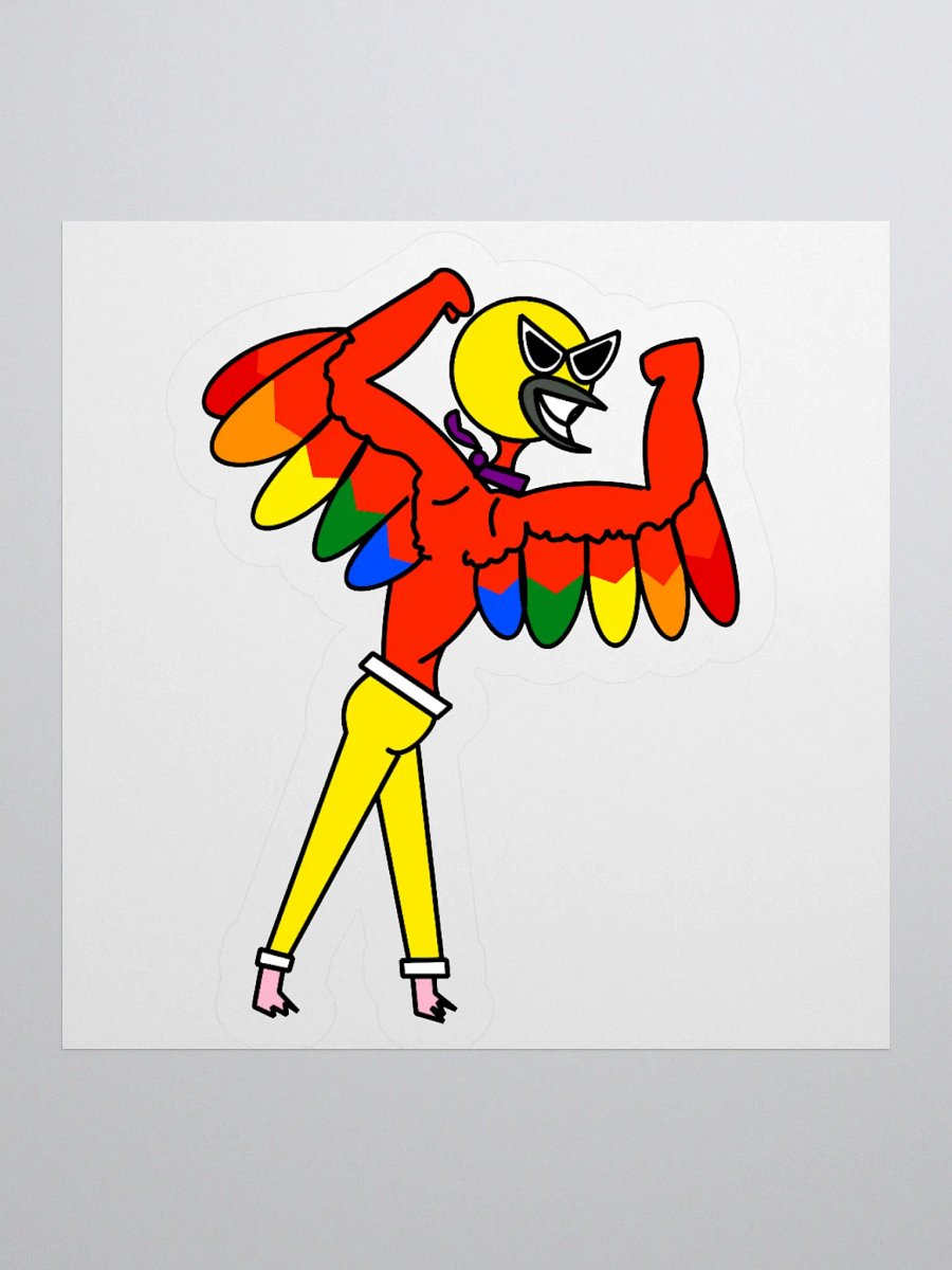 Superhomo! Eudo Gay Yellow Variant Sticker! product image (1)