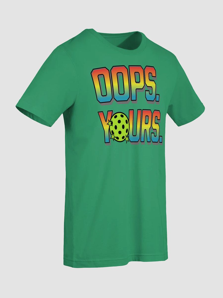 Oops Yours Pickleball Vibrant Graphic Tee product image (24)