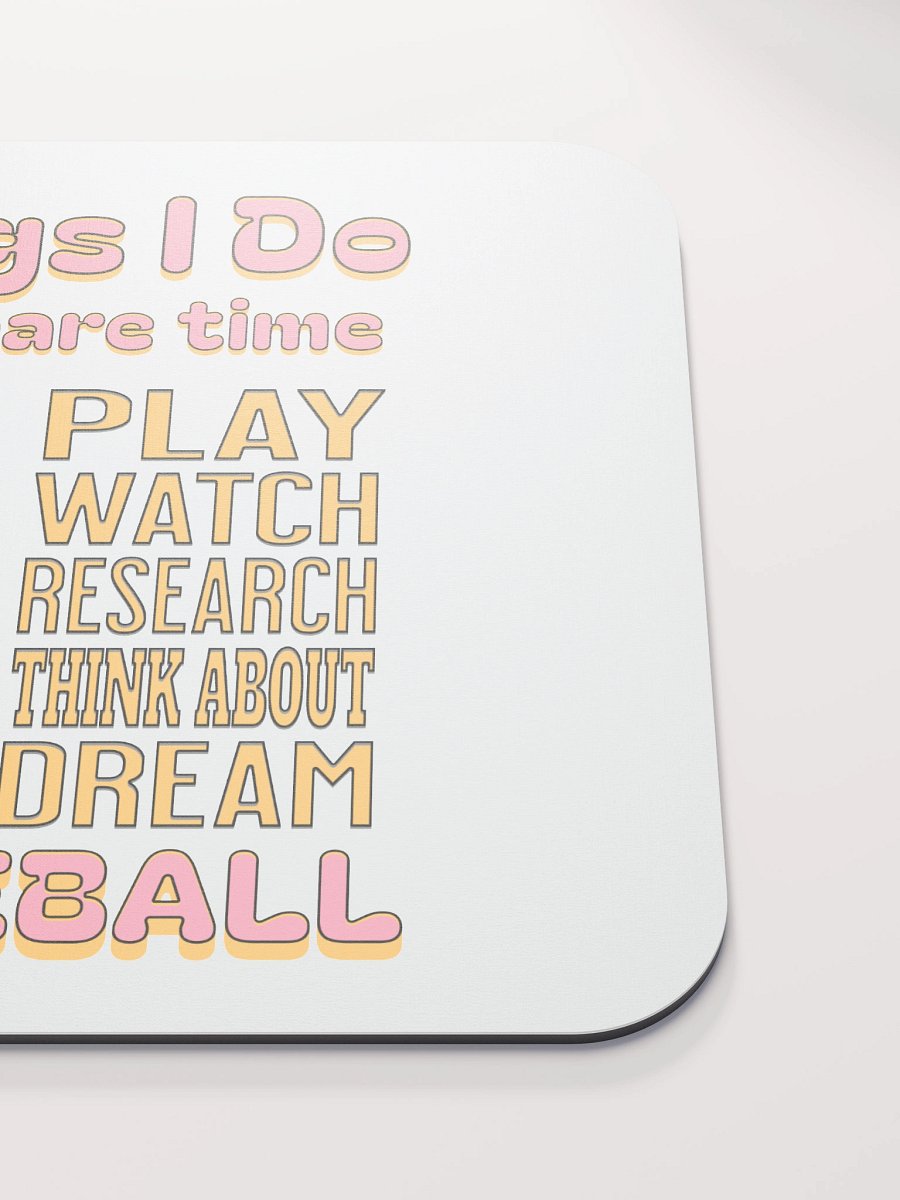 Things I Do In My Spare Time About Pickleball Passion Mouse Pad product image (5)