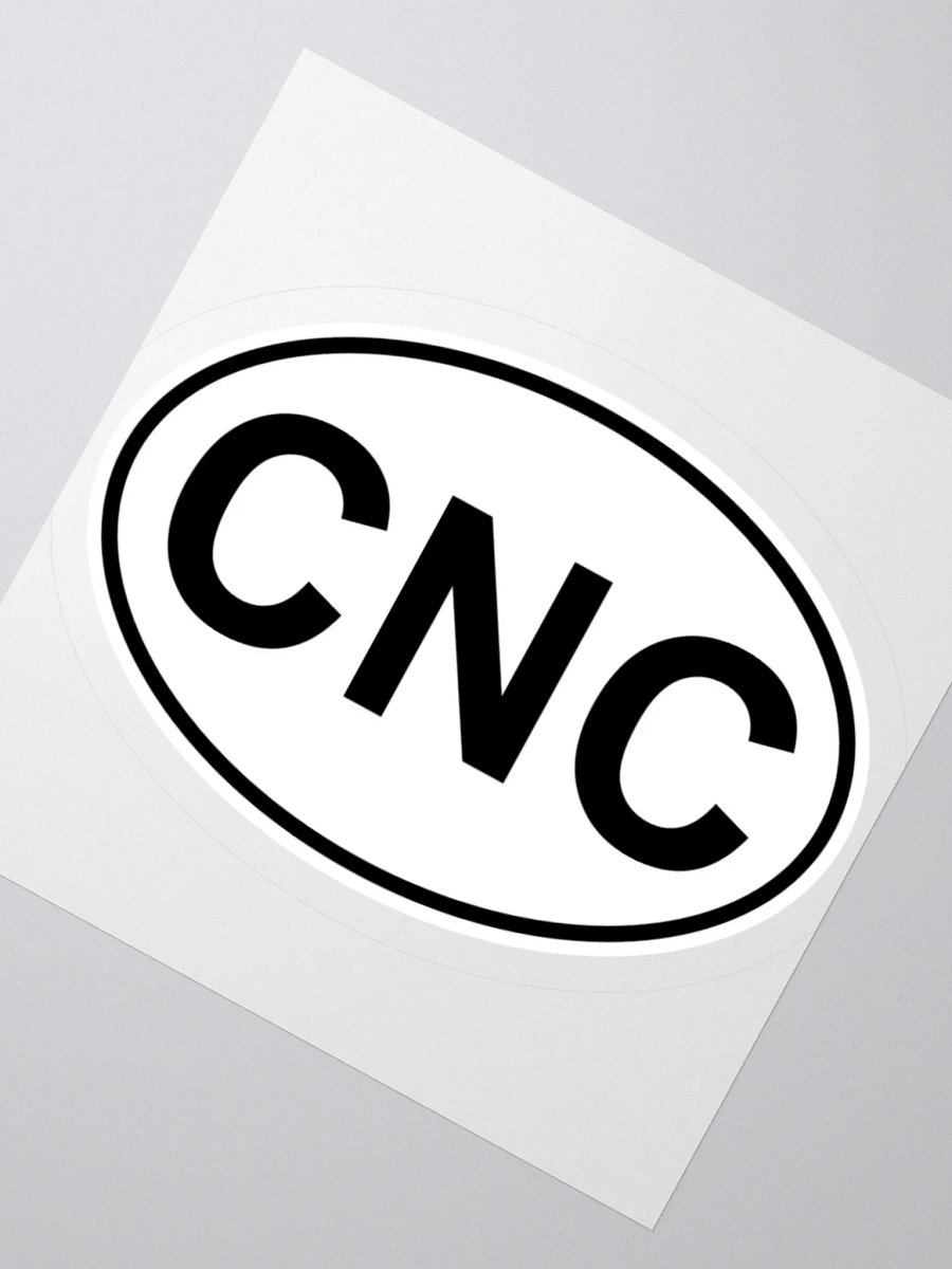 CNC Oval Sticker product image (2)