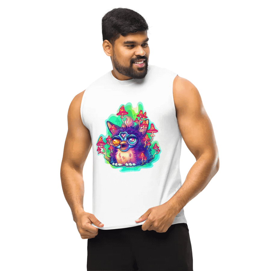 Nostalgic Fungus Creature Muscle Tank product image (10)
