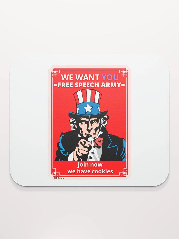 WE WANT YOU FOR FREE SPEECH ARMY product image (2)