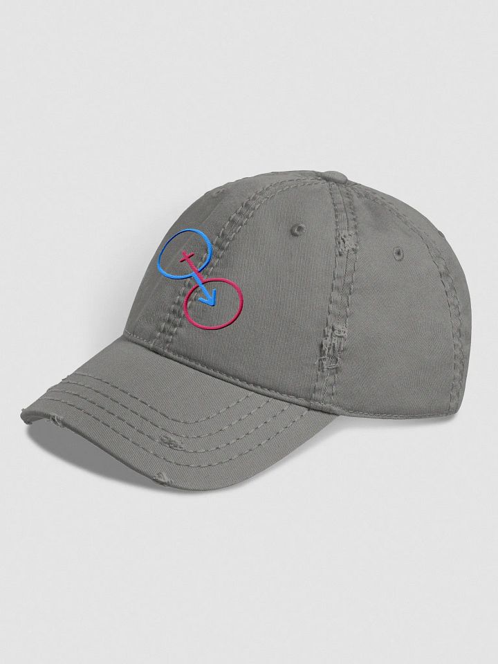 Traditional Love Duo Distressed Dad Hat product image (2)