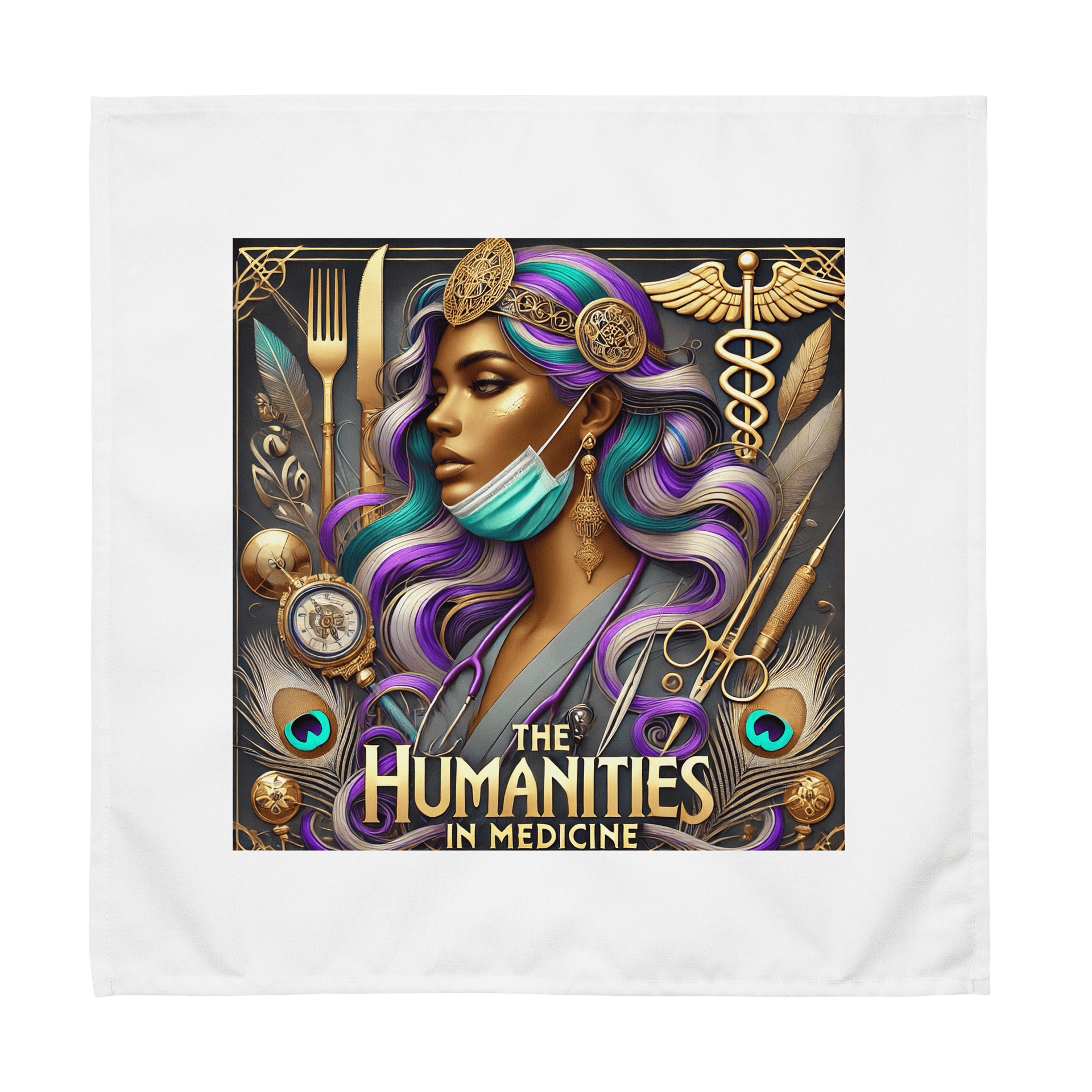 Humanities In Medicine Healthcare Heroines Custom Curated Napkin Set (4) product image (1)