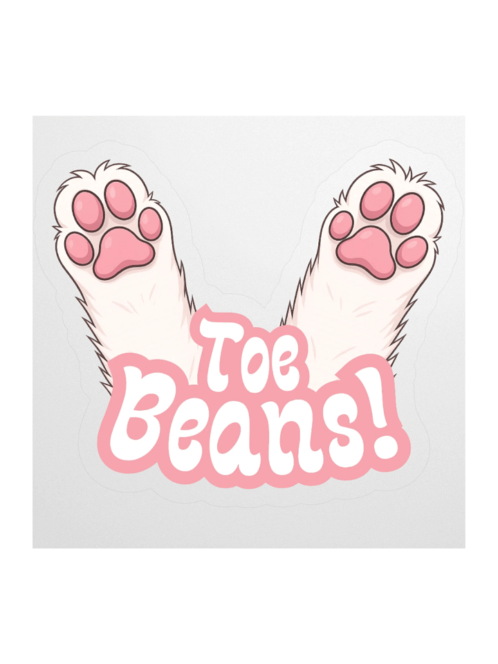 Small Toe Beans Sticker product image (1)