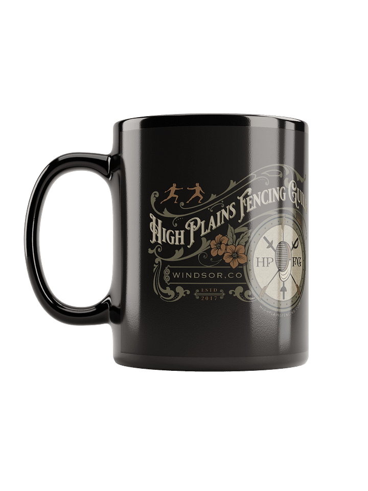 HPFG Vintage Style Emblem Black Mug product image (2)